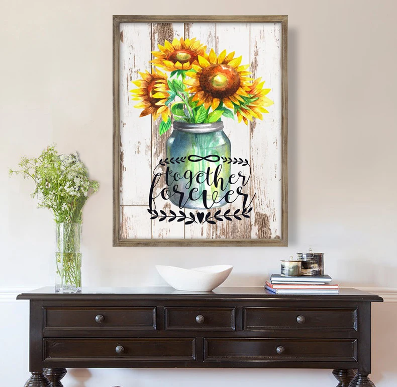 Wholesale Large Format Flower Oil Canvas Painting canvas printing custom wall frames home decoration living room
