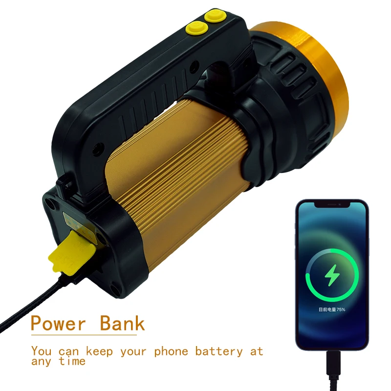 flash lighting hunting torch light long distance led torche custom logo mini flashlight High power searchlight for military use