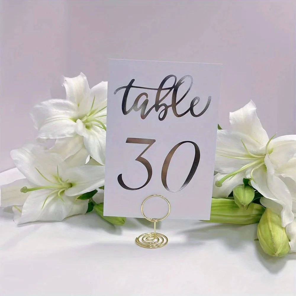 JOYEN New Product Ideas Table Numbers Double Sided Cards Plus Head Table and Gift Table Cards for Wedding Reception(1-30)