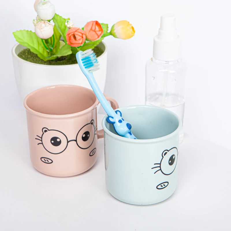 factory directly customized logo lovely reusable wine cup with handle mug wholesalers coffee kids plastic cups