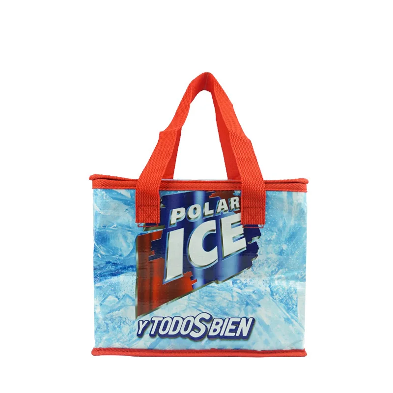 Chiterion PP/PE Woven Insulated Thermal Bolsa Milk Drink Cooler Bolsa Lunch Tote Box Cool Ice Bag for Kids Women School Office