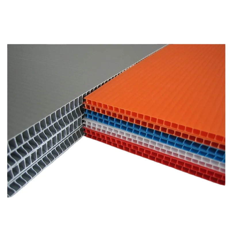 New good price  Customized printing and reliable  PP Corrugated plastic  corflute board correx correx plastic sheet