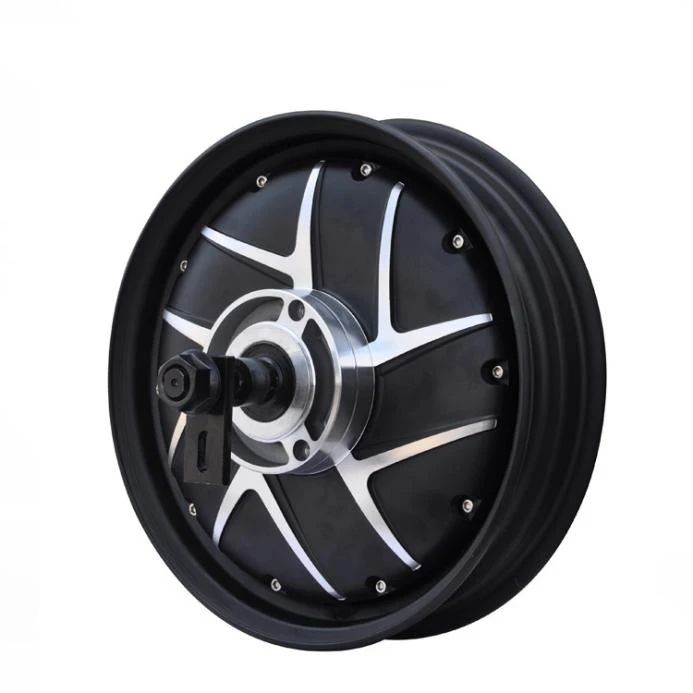 10 Inch 1200W Electric Vehicle Brushless Dc Wheel Hub Disc Brake With High Power Electric Scooter Hub Motor Kit 1200W Hub Motor