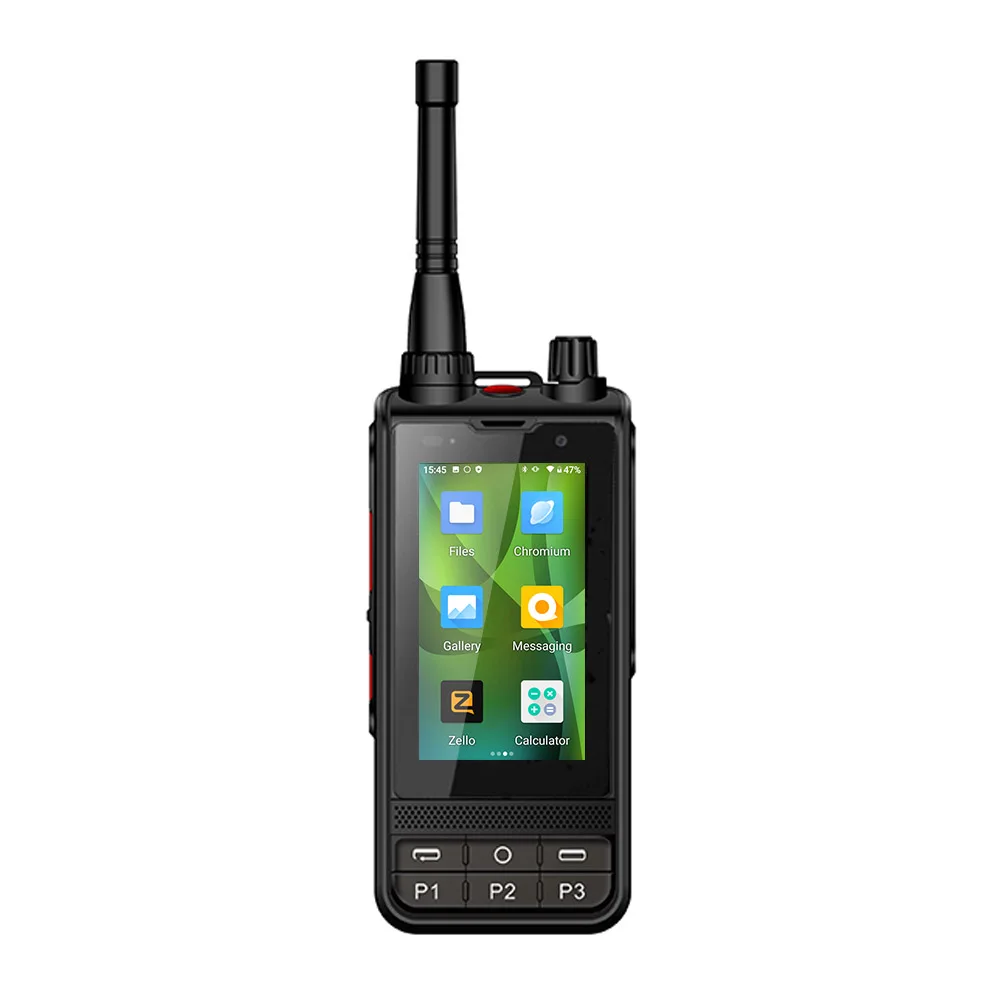 ANYSECU 4G POC LTE Radio W6 POC+UHF 400-470MHz Walkie Talkie Android10 4200mAh Battery 4G Wifi Radio