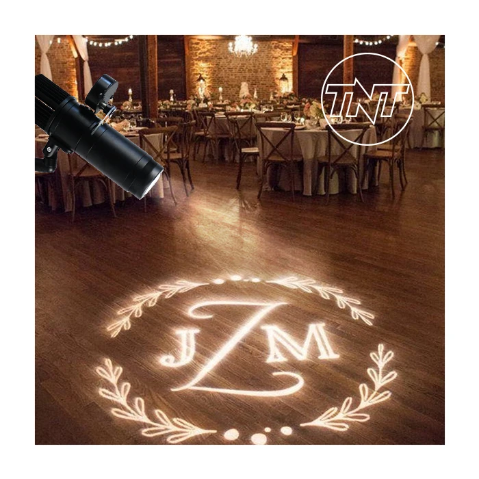 TNT Remote Control Projection Lamp Indoor Image Advertising 20W Custom Gobo Logo Light Projector