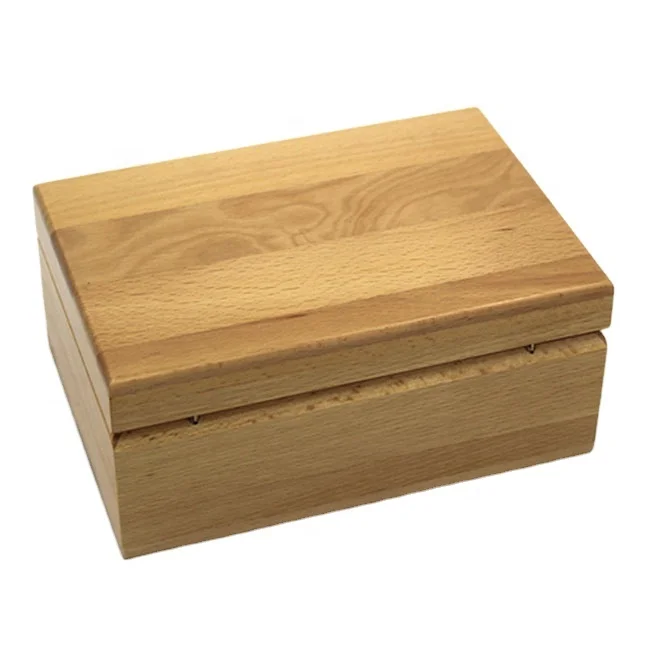 Luxury Solid Christmas Gift Packing Box Beech Wooden Essential Oil Box 15 Pack Bottles Carrier