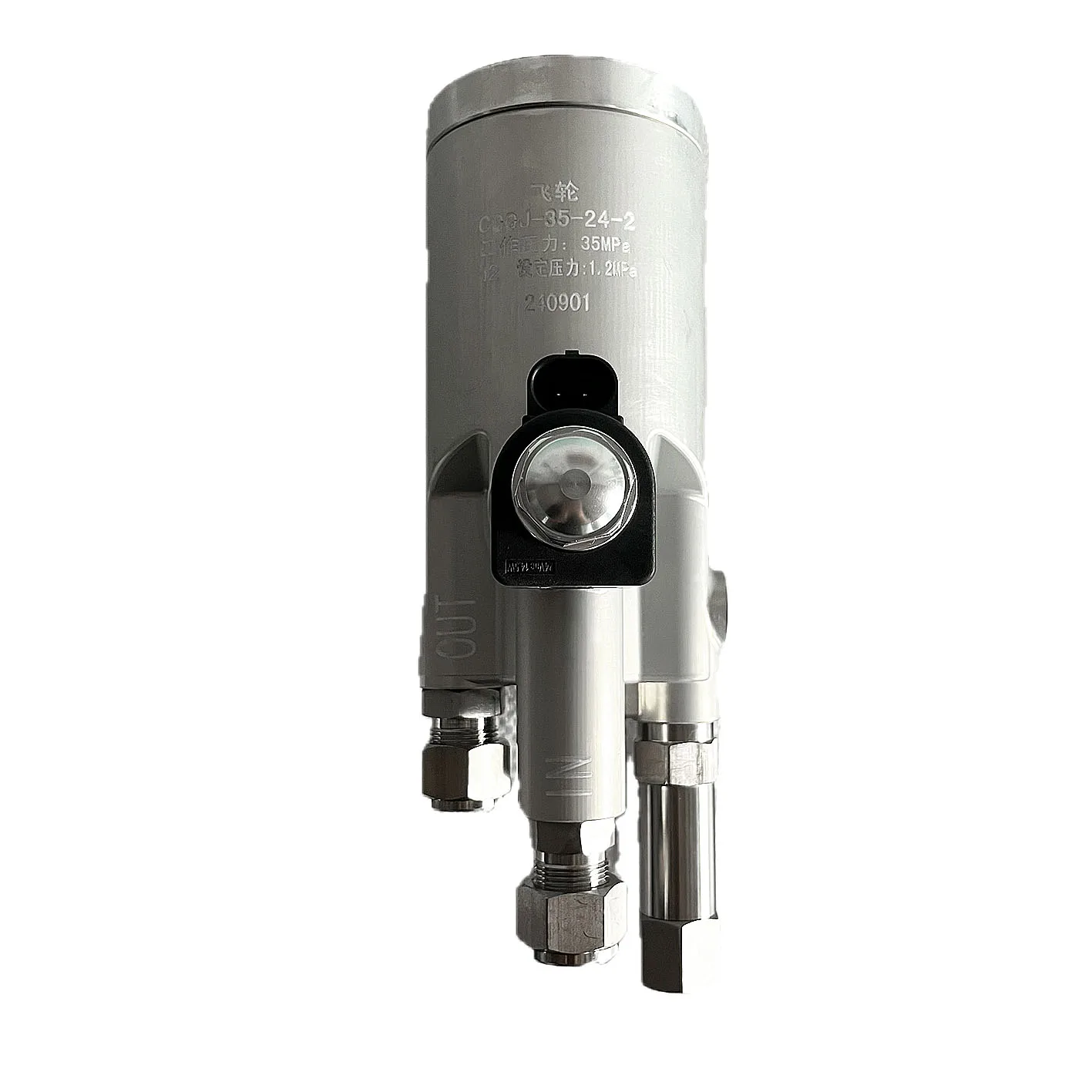 35Mpa High pressure hydrogen pressure regulator for vehicle DC24V in high quality