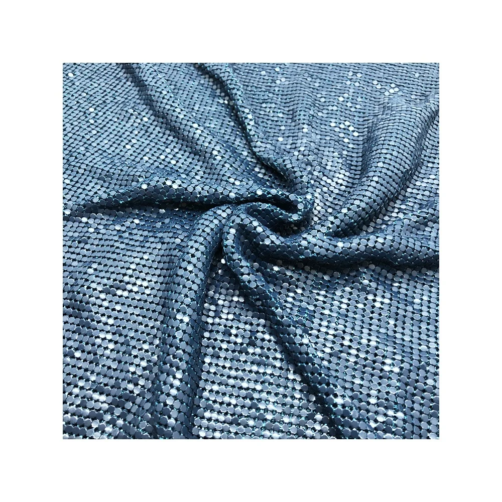 FC046 темно-синяя сетчатая металлическая ткань для ювелирных изделий сумок штор Настольная