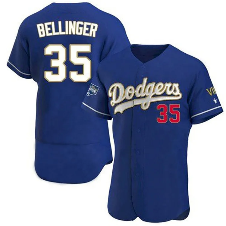 Оптовая продажа No MOQ 35 Cody Bellinger Los Angeles D odgers Youth Home Player Jersey белый темно-серый бейсбольный