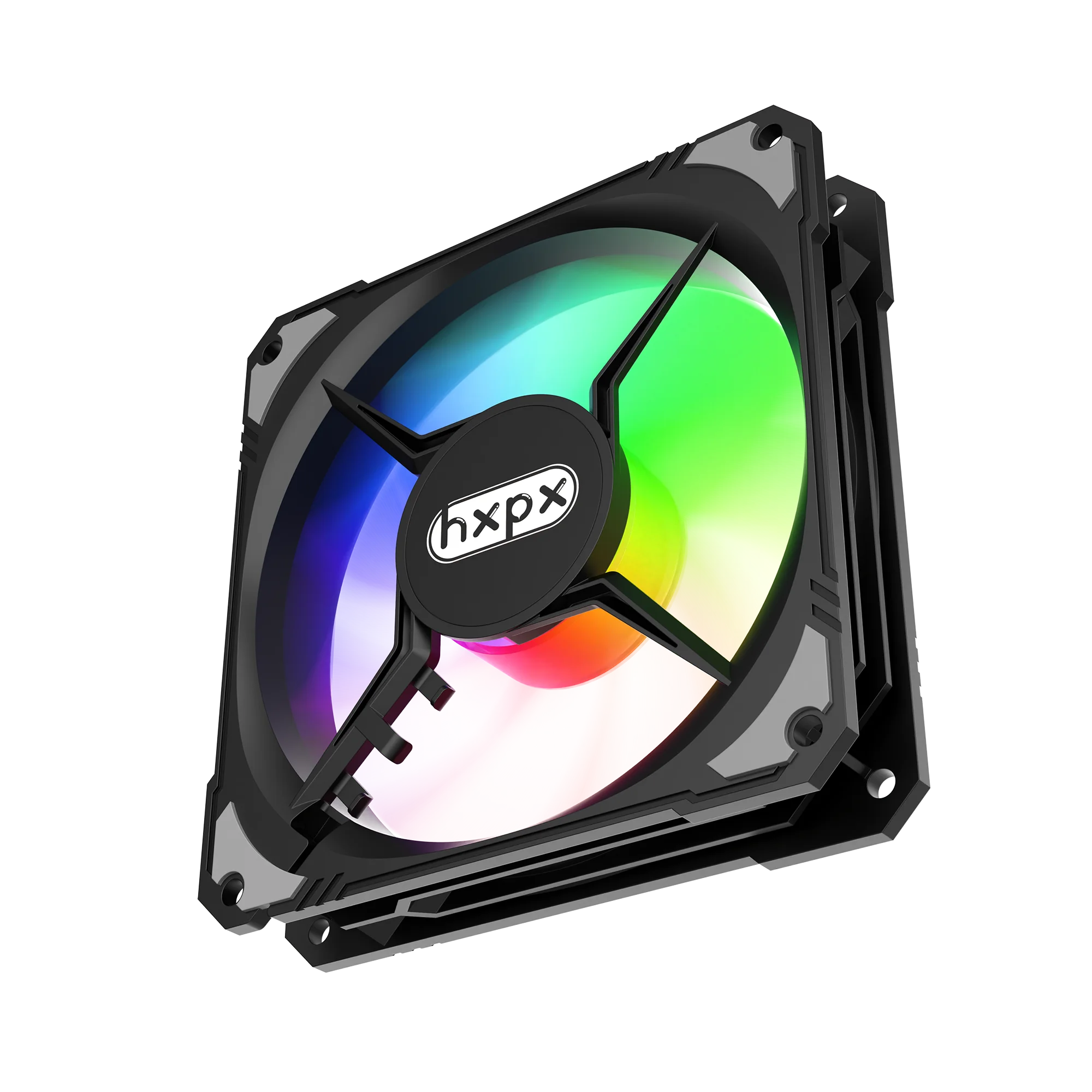 OEM Frozen ice F-FI12 12cm Black D-4PIN Case fan lil heatstick PC Computer CPU Cooling fan PUS Molex 4PIN Fixed color LED ARGB