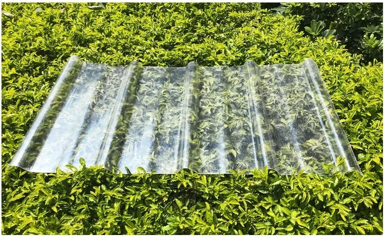 OEM Fiber Glass Flame Resistance Multi Color FRP Corrugated Roof Sheet for Greenhouse Daylighting