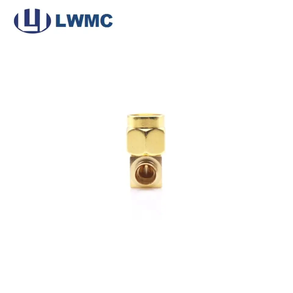 wholesale 50 ohm  SMA right angle male female solder for .141 cable