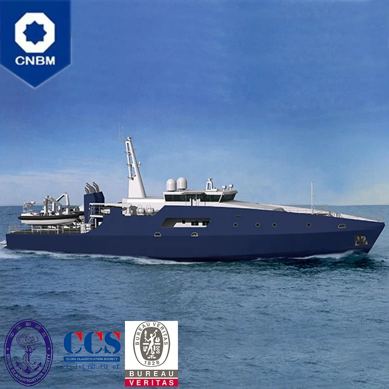 
164ft Cape Class Offshore Coast Guard Police Vessel High Speed Welded Aluminum Military Patrol Boat for Sale 