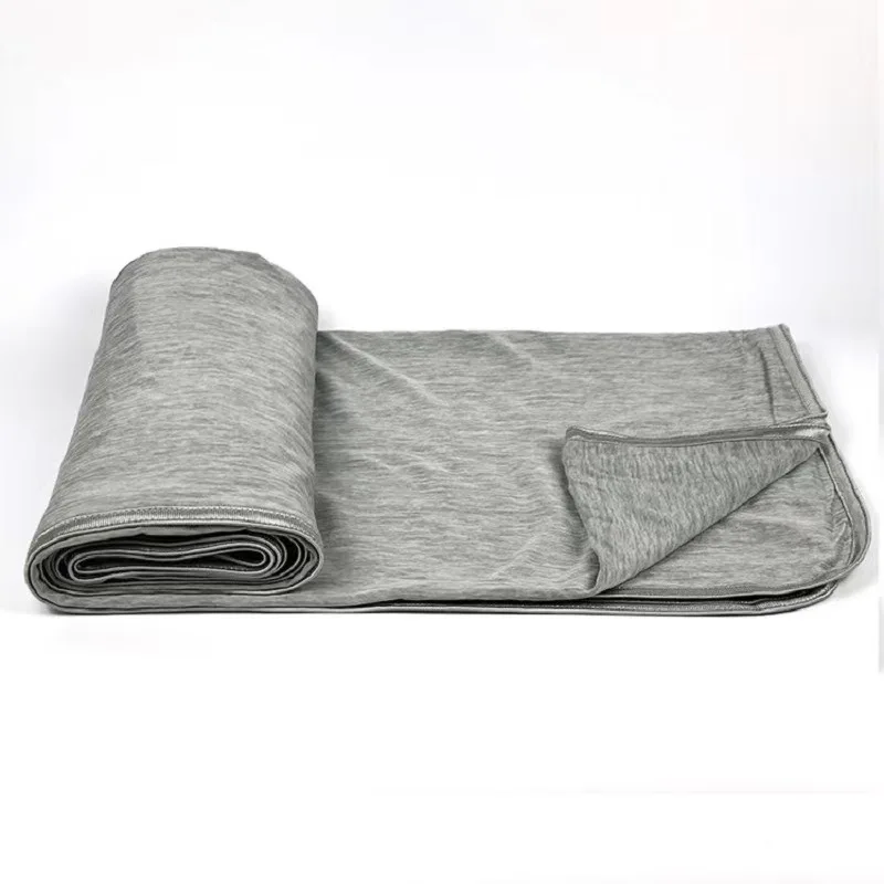 LH Cold Feeling Ice Silk Blanket Summer Thin Air-conditioning Office Children Nap Machine Washable Ice Cool Blanket