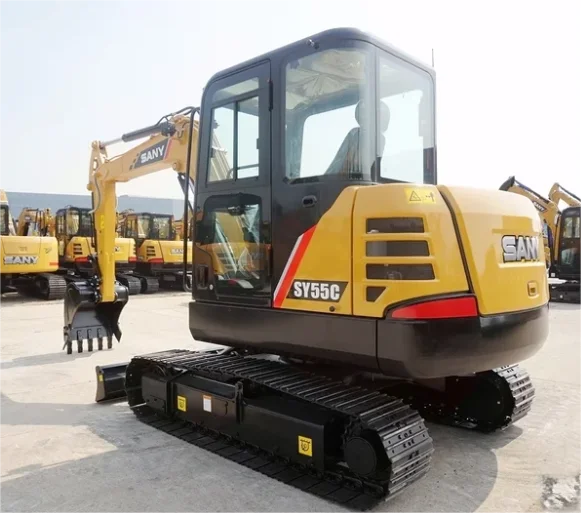 New 5.5 Ton Sany  Hydraulic Excavator SY55C Mini Excavator SY55C Pro Digger