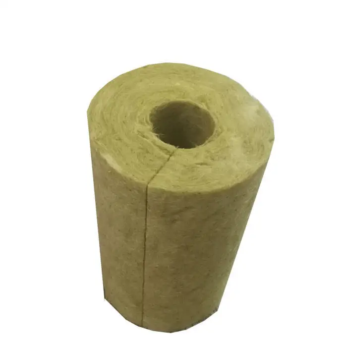 Pipe Insulation Rock Wool Tube Acoustic Basult Rock Wool fireproof Insulated pipe