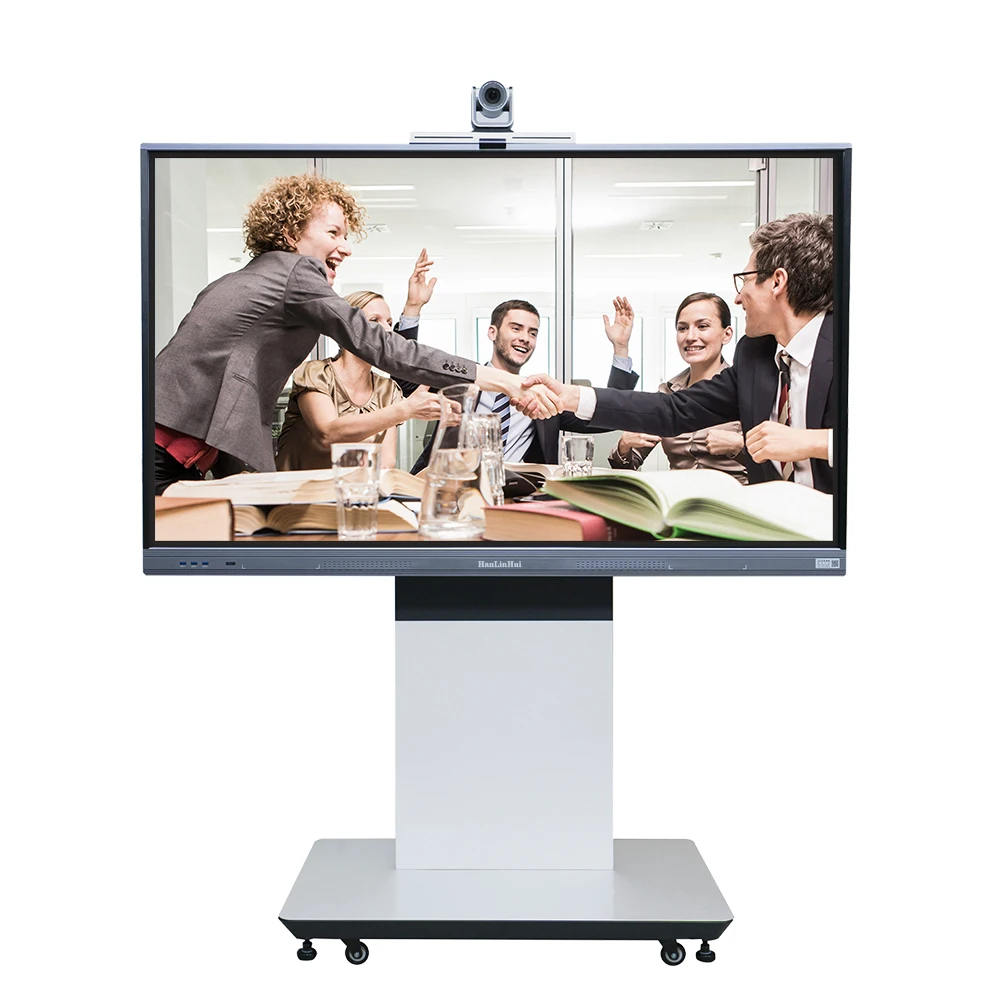 86 inch Business Meeting Presentation interactive LED touch screen monitor white board