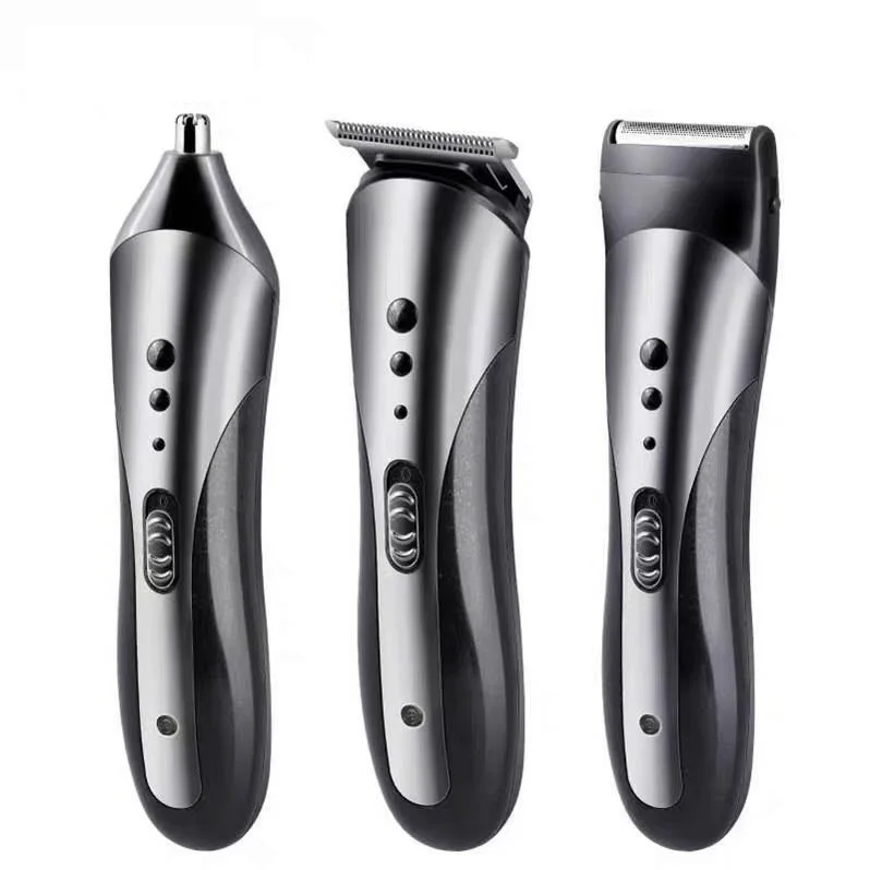 Electric razor pruner nose hair device 3 in 1 hair cutter suit hair pruner trummer machine