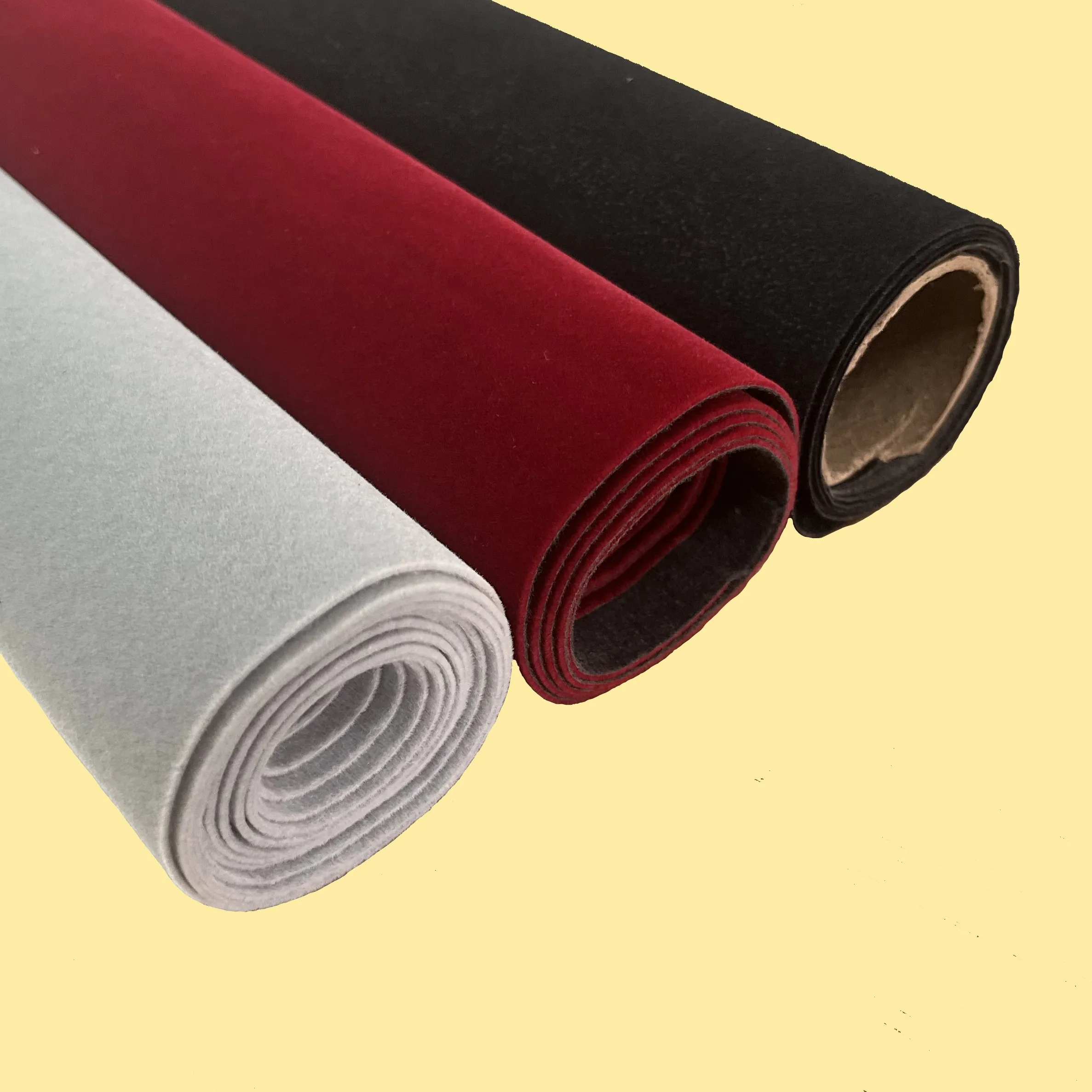 Flocking cloth source factory wholesale high quality flocking cloth for packaging box lining flannelette recyclable textile