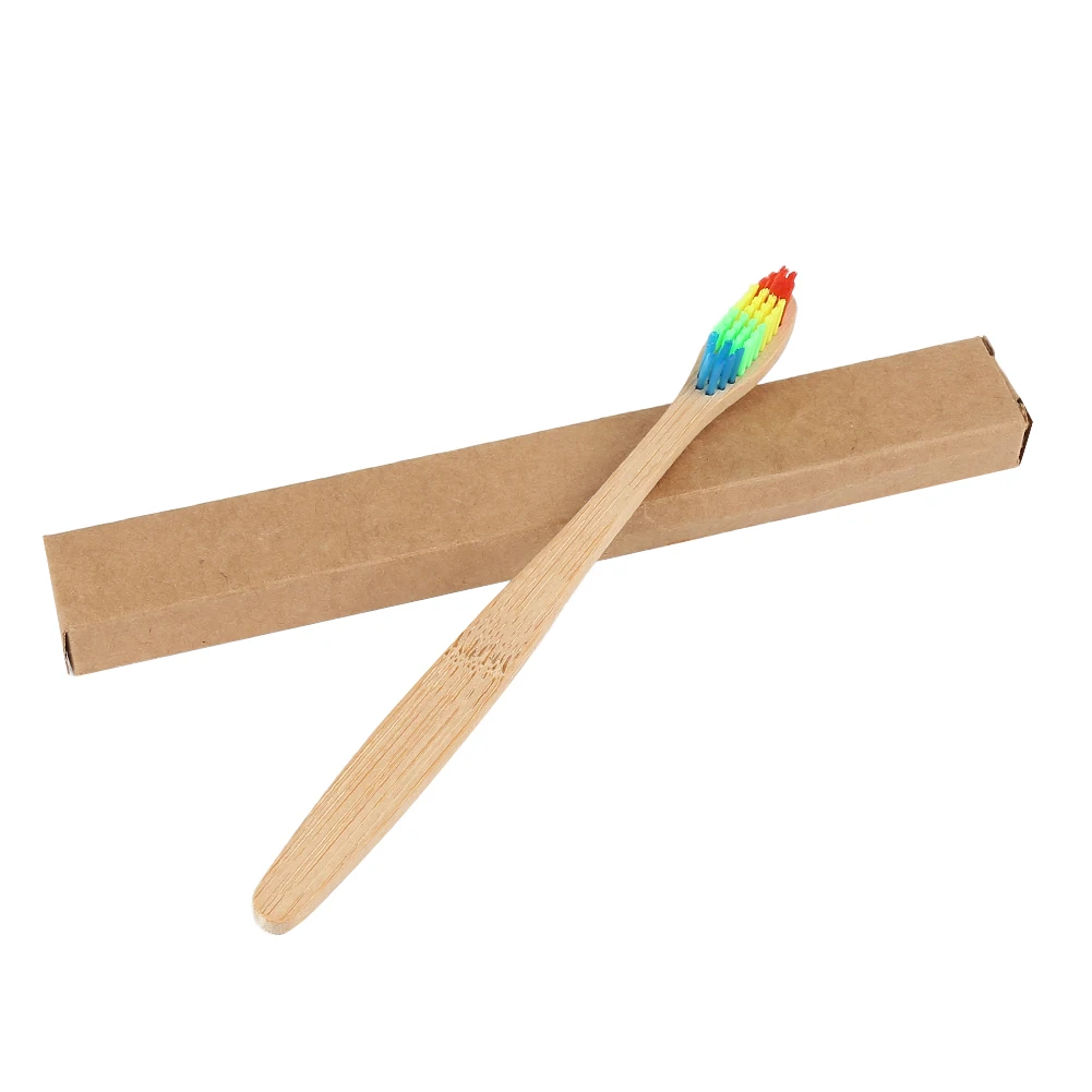 
custom big headed thick portable natural oral hygiene dental care u shape nano power led 360 degree cover bamboo toothbrush 