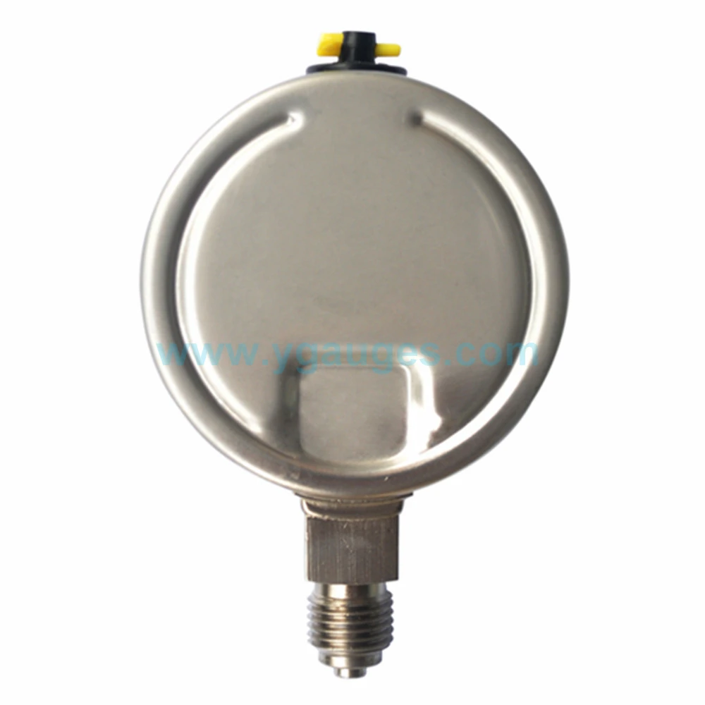 2023 hot sale high quality stainless steel en837-1 liquid filled gauge