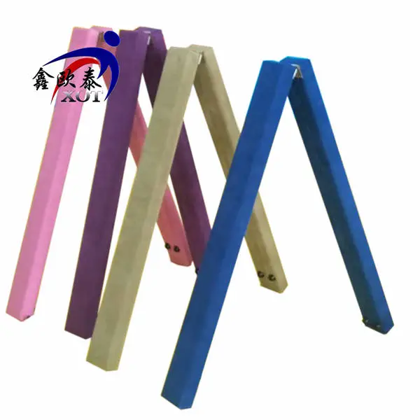 Children use high quality sponge folding soft foam foldable gymnastics balance beam gym equipment