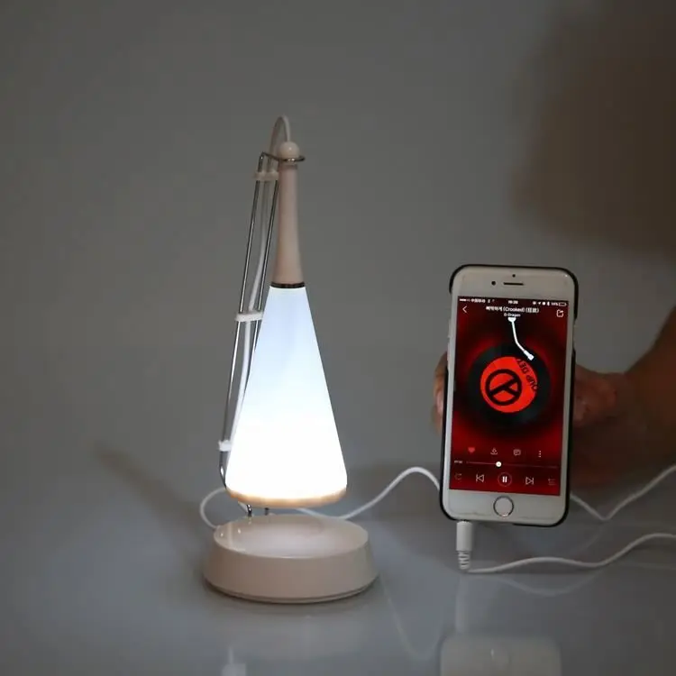 High quality cheap USB smart music led table desk lamp night light