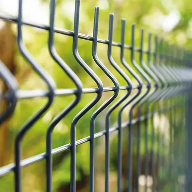New metal Security Galvanized 3d Curved Welded Wire Mesh Panel Fence for Road Garden Land School playground