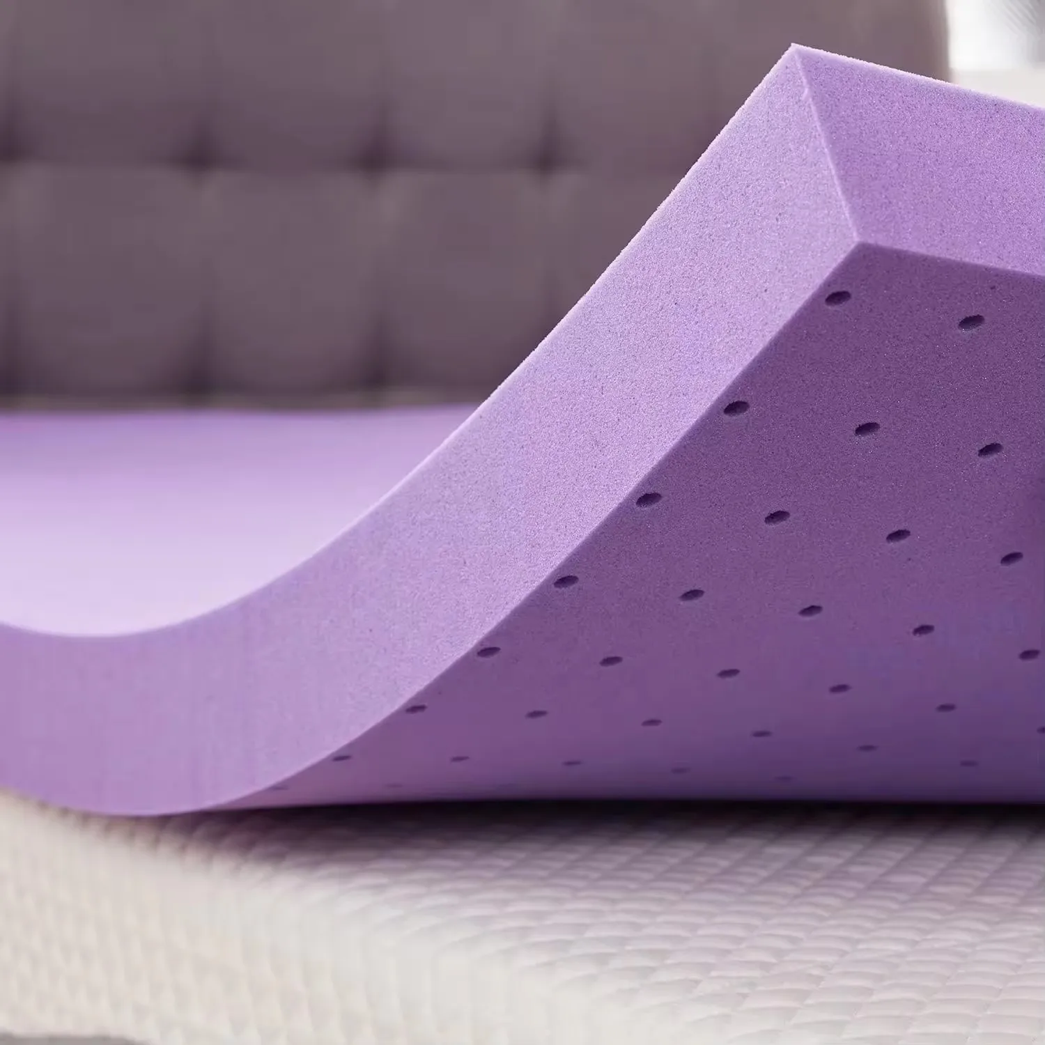3-Inch Cooling Gel Memory Foam Mattress Topper fabric mattress pad in a box rolled