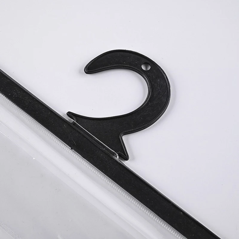 Custom Print Clear Plastic Hook Clothing Bags Biodegradable Zip Lock Packaging Bag For Clothing