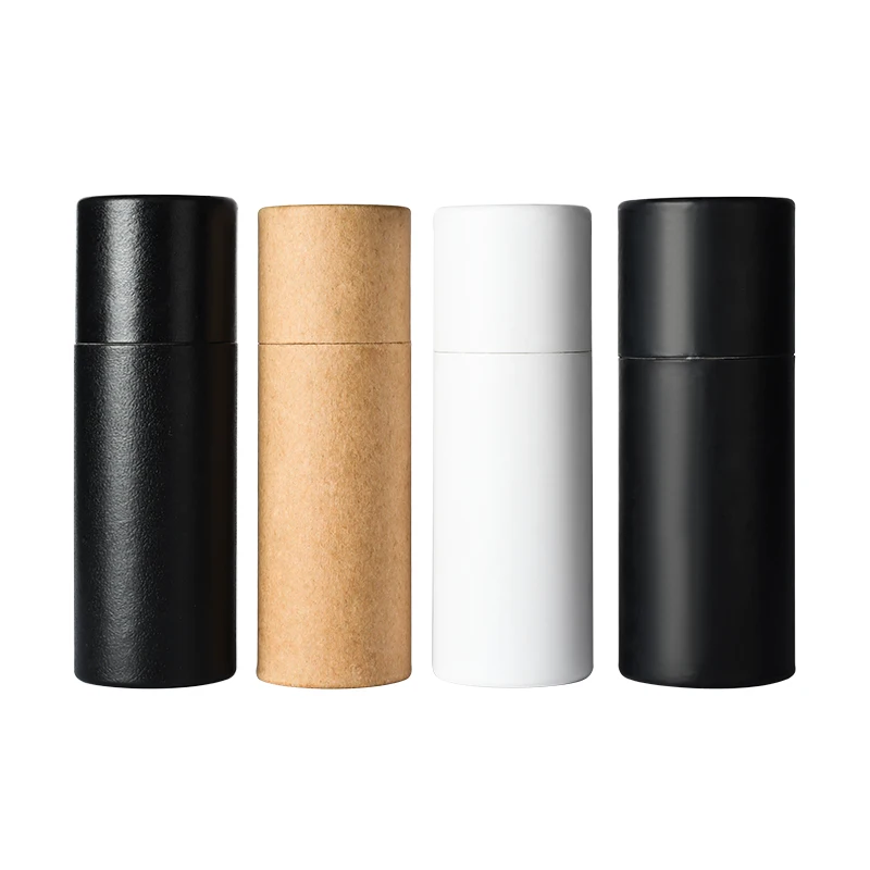 10ml 15ml 20ml 30ml 50ml 60ml 100ml Recycled Cosmetic Kraft Paper Cardboard Tube For glass bottles Cardboard Tube