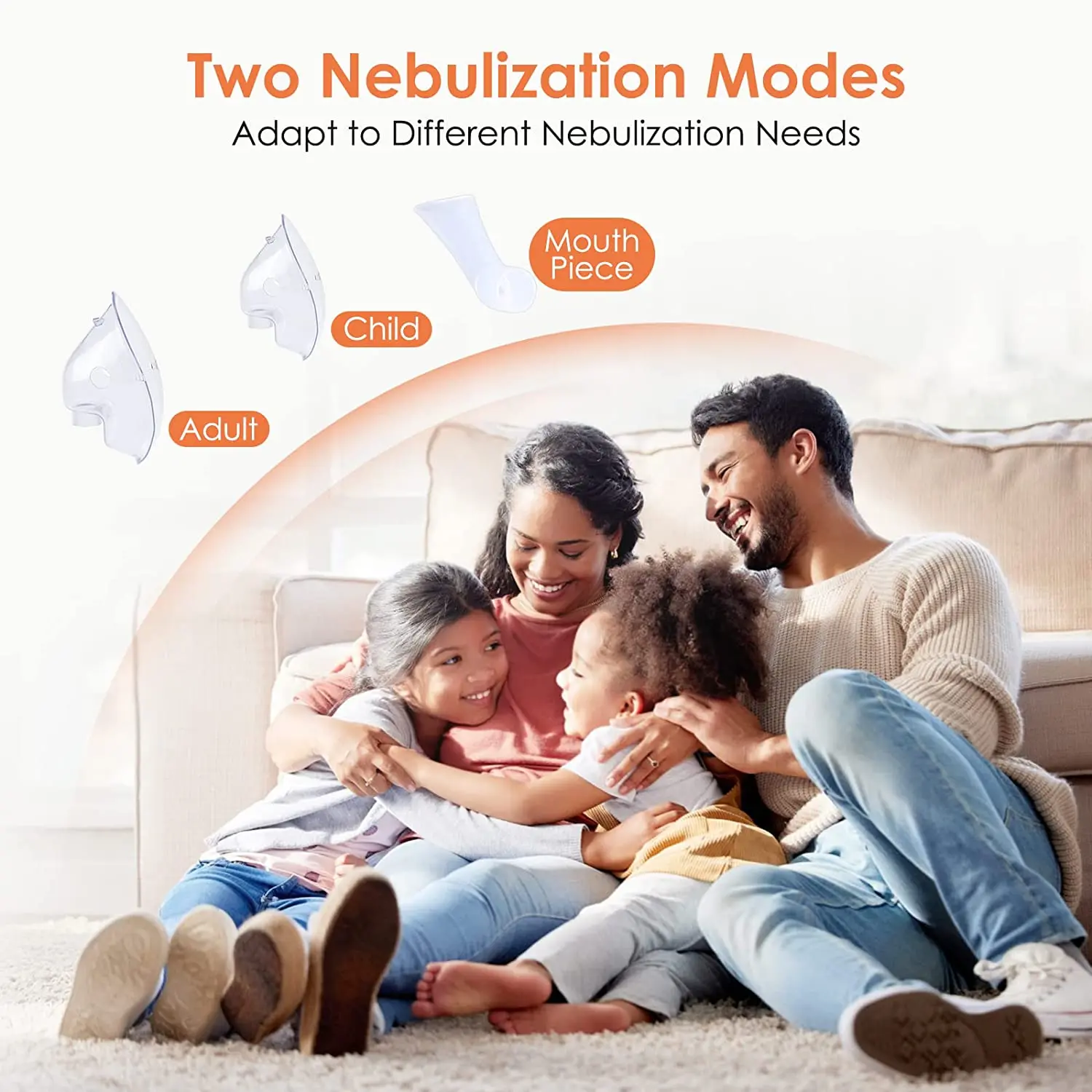 Fitconn Electric Home Medical Devices OEM Service Kids Adults Travel Use Portable Digital Display Timing DC Compressor Nebulizer