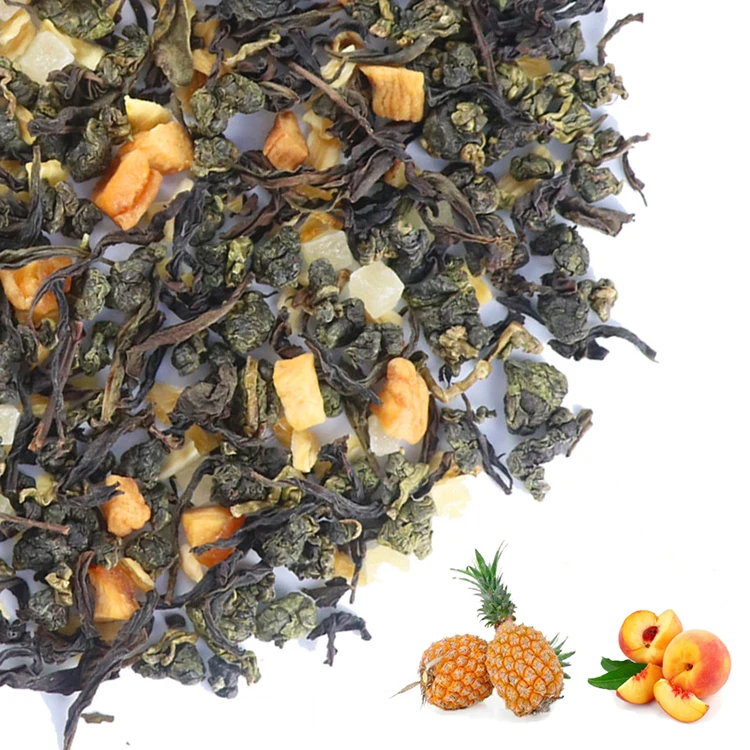 Tea manufacturers directly supply flower tea and fruit fragrance flavor Taiwan Jinxuan oolong tea