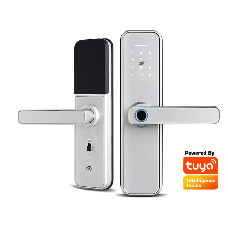 Room Home Security System Door Mortise TTlock Tuya APP Password Fingerprint Keyless Entry Door Lock Digital