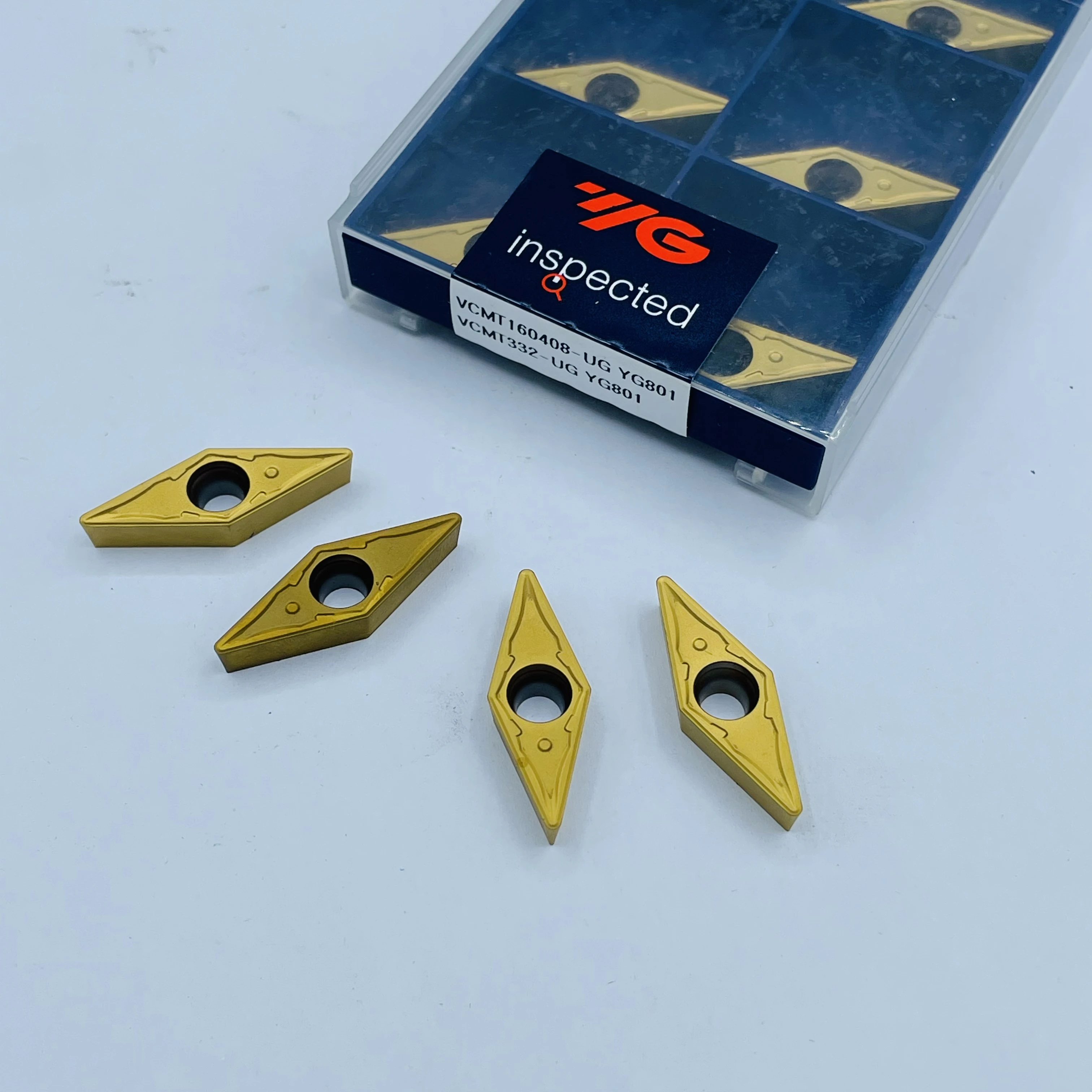 YG -1 VCMT160404 VCMT160408-UG UF YG801 YG3030 YG3020 YG3010 Cutting Carbide Insert VCMT  Inserts
