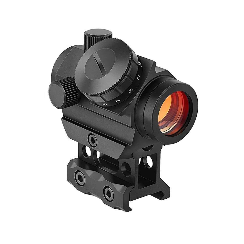 2MOA Red Dot Sight 1x25mm Reflex Sight Waterproof & Shockproof & Fog-Proof  Holosun Red Dot Scope with 1 inch Riser Mount
