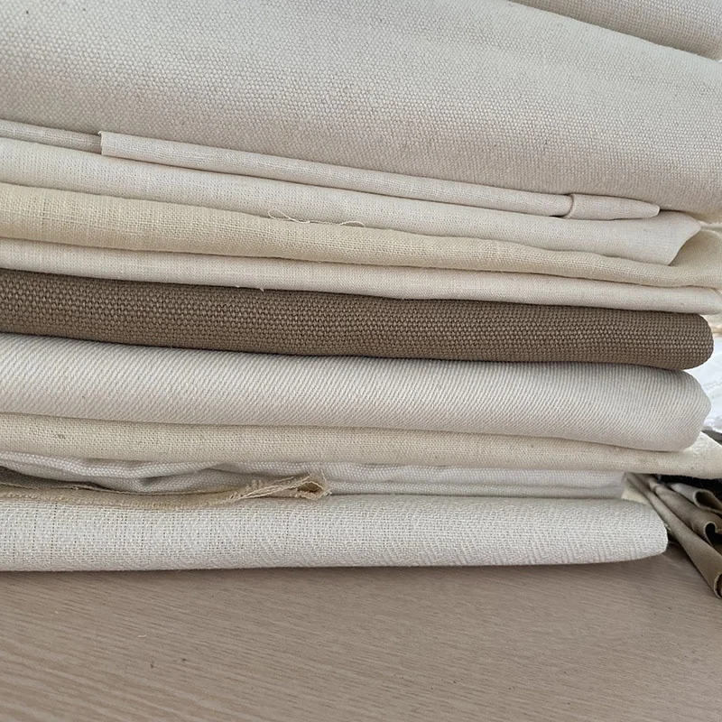 
heavy hemp organic cotton fabric for garment and textiles 