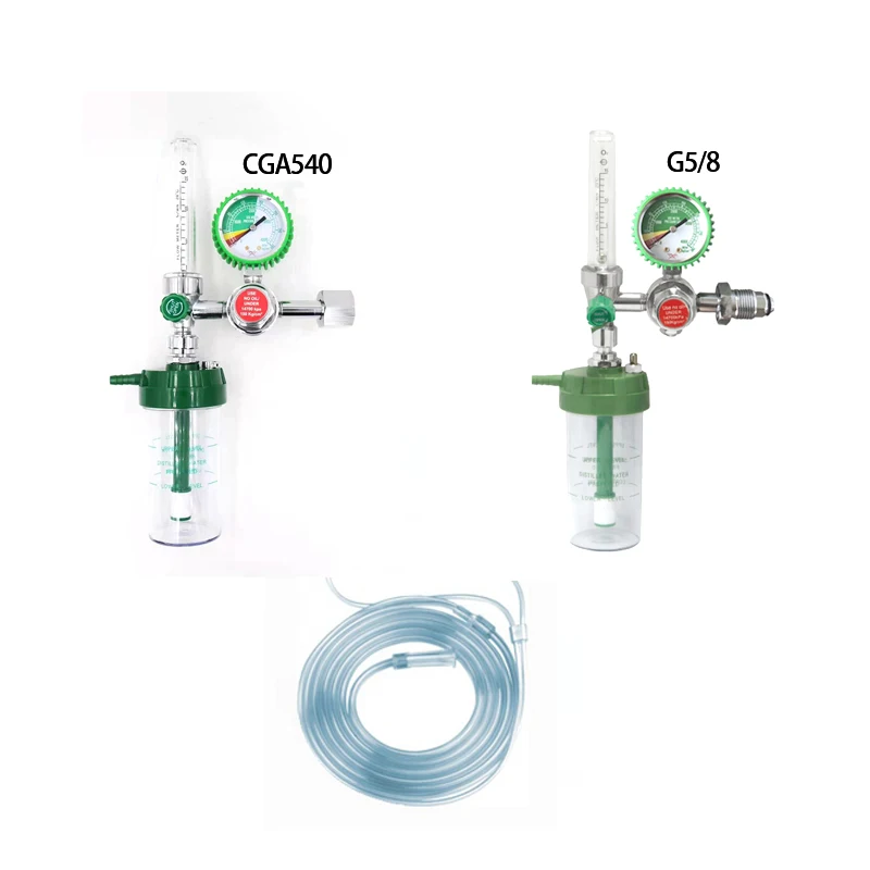 Good quality oxigen flow meter Brass material medical oxygen O2 pressure regulator oksigen with Flow regulator