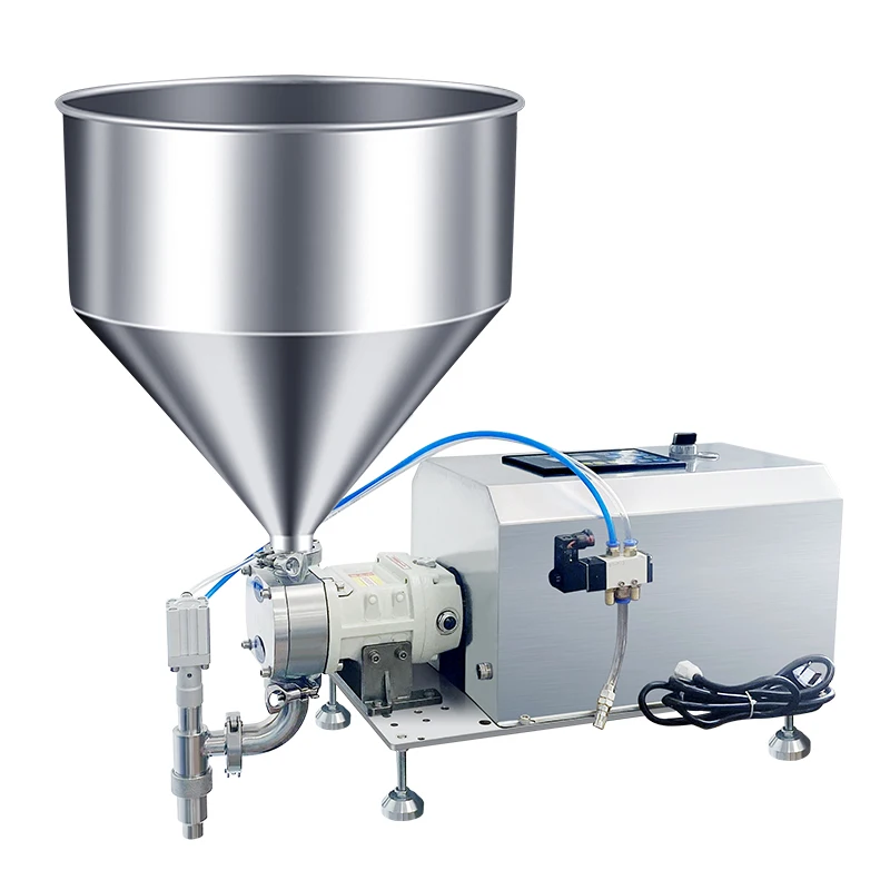 YK Pneumatic Lipstick Cosmetic Lotion Honey Rotor Pump desktop Semi Automatic Filling Machine Price