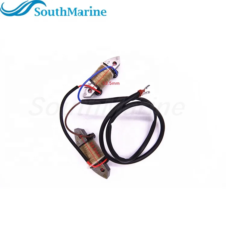 Outboard Engine 66T-85520-00 Charge Coil Assy Replaces for 2-Stroke Yamaha 40HP E40 40X M Boat Engines