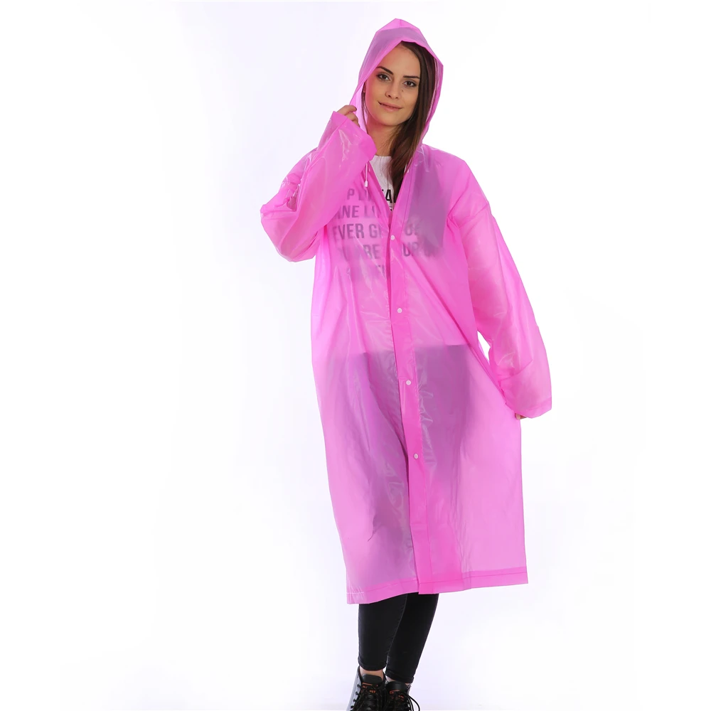 Прозрачный прозрачный дождевик eva с индивидуальным принтом для взрослых