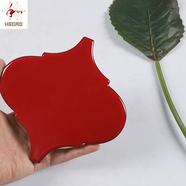 Конкурентоспособная цена мозаичная плитка красного цвета с 3d рисунком 173*150 мм китайская керамическая настенная для ванной и кухни