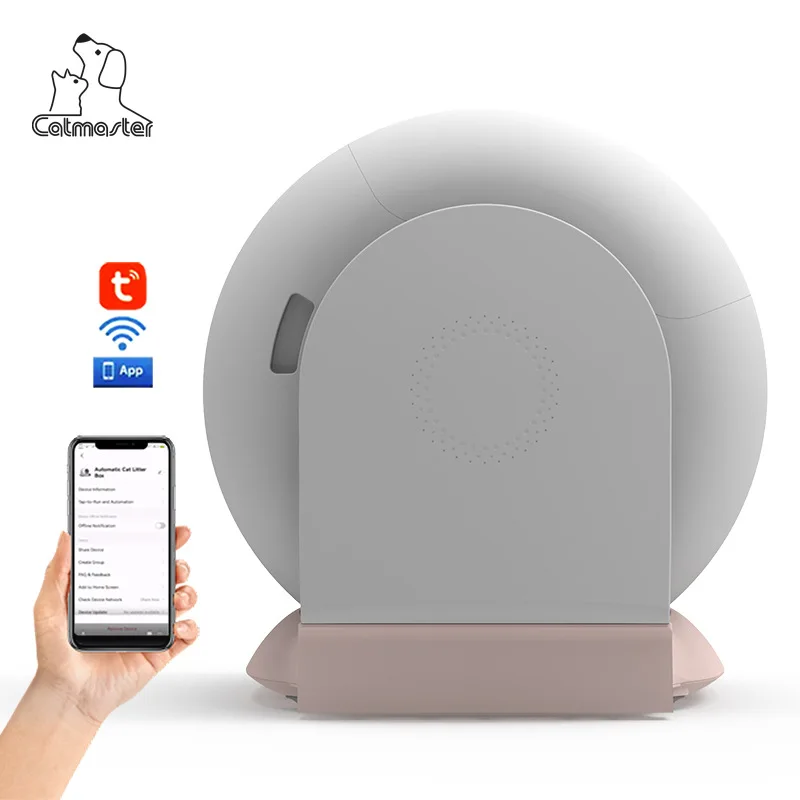 App Remote Wifi Control Auto Electric Detachable Splash-Proof Large Space Smart Self Cleaning Cat Litter Box