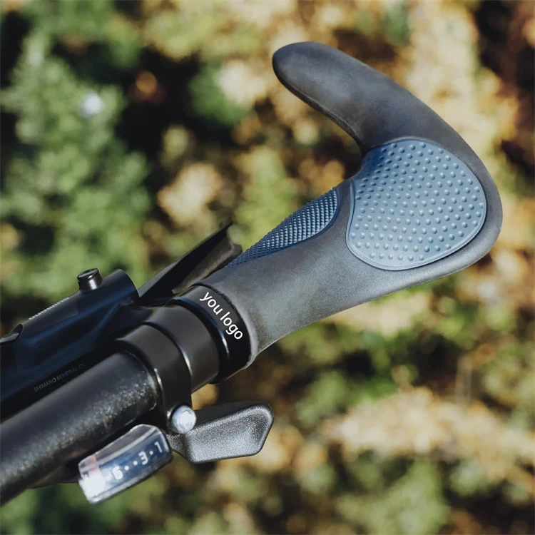 Bicycle Handlebar Mount Non-slip Integrated Horn Handle Grip for Road Bike