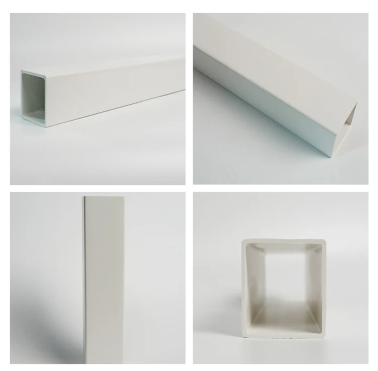 custom cut plastic tubes  blue gray upvc pipes 3 Inch sizes square astm electrical plastic square tubing pvc pipe