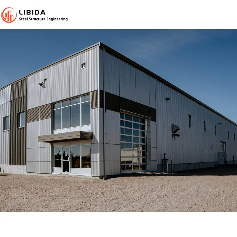 Высокое качество, оптовая продажа, легкое металлическое сборное структурное здание со стальным каркасом, складское здание