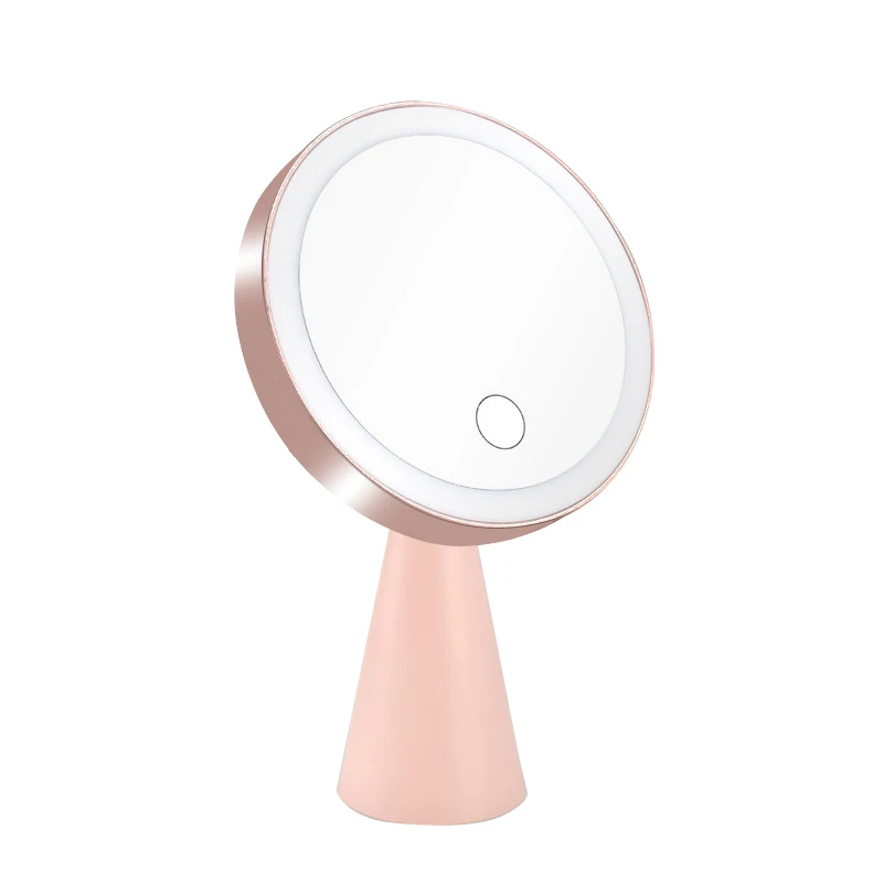 Mushroom Desktop Lamp Touch Screen USB Touch Three Color Makeup Led Mirror