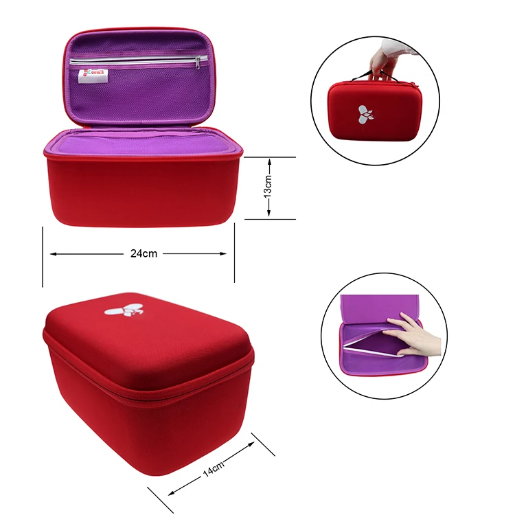 Zipper Case Hard Carrying Case with Custom Logo sunglasses drone laptop  Eva Medical Case