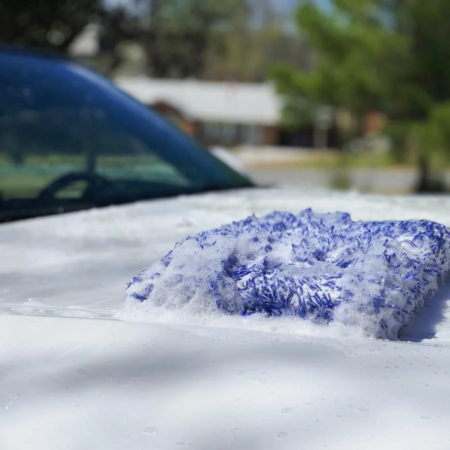 Premium Microfiber Wash Pad Car Cleaning Sponge Pad