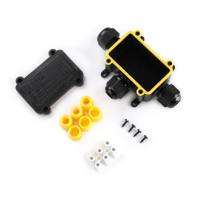 Greenway 1 in 2 out custom plastic IP68 waterproof enclosure junction box product